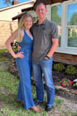 This jumpsuit was a big hit! It's a really great color, love the halter top, and I got tons of compliments! I do feel like the quality could be increased slightly, the front seam is crooked and I wish the zipper in the back went down 1 inch more. Would definitely recommend to a friend! - Carlee S.