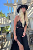 This was by far the most beautiful and fun outfit to wear on my birthday! I ordered the small but it was just a bit too snug so I went a size up to medium. I received so many compliments on this too! Cannot wait to wear it again soon! - Esther B.