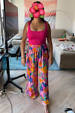 Loved these pants the moment I saw them! I'm in between a small and medium for these but picked a medium as it was comfier. I'm 5'3 and I'm gonna need to hem them a little though! - Charissa Y.