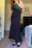 Perfect little black dress for anniversary! Has some stretch and runs true to size. - Amber P.