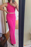 I felt like a million bucks in this outfit and got so many compliments! The zipper of the pants dug into my skin a tiny bit but honestly, it was worth it. - Geena P.