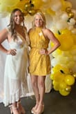 Wore this to a bridal shower as one of the bridesmaids.  I loved the look of this dress.  It felt great and I was also comfortable the entire time. - April H.