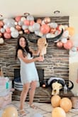 Wore this dress to my bridal shower and got so many compliments. It fit great and was perfect. Highly recommend! - Karissa M.