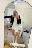Wore this dress to a Shania Twain concert! Felt like a country bride to be in it! It's a bit tight, but I overall really love it! - Cornelia H.