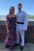 My daughter wore the Fleur of Dreams Green and Pink Floral Print Organza Maxi Dress to the West Point 2023 Graduation Weekend Banquet.  It was perfect! - Sarah A.