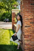 I was looking for a simple midi white dress for graduation and this dress did not disappoint! The dress made me feel beautiful and it flattered my body type really well. The neckline was also very flattering without being too revealing. Loveee! Also, I think this dress would be great for a bridal shower! - Sara T.