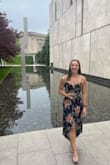 Dress was so beautiful!! Looked amazing on. It's such a perfect wedding dress for spring/weddings. Fit perfectly, true to size. - Zoey A.