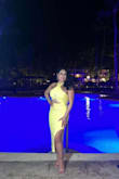 I love this sexy dress! Stretchy material and creates a nice shape. I highly recommend!! - Araceli C.