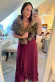 Wore this to a fall wedding and it looked beautiful. Love the color, the flowyness, and the comfortable fit! - Amy O.