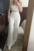 Very cute! The top is a little short for a bustier girl but didn't leave an aggressive amount of skin. I may also fall out of the top upon bending over but it is a risk I'm willing to take. - Emily S.