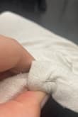 The clasp on these pants came detached from pants on the bottom part of the clasp making it impossible to clasp . In a rush to get to work I used a safety pin to secure pants . - Jessica P.
