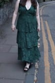 I ordered this dress for a formal occasion and I absolutely ADORED it! I'm typically an XL but after reading reviews decided to size up to a 1XL. I probably could've managed perfectly in the XL, but the little bit of additional space in the 1XL didn't affect the shape and gave a nice amount of extra room. I have a large bust and found that the dress gave a nice amount of cleavage without going overboard or making me feel too exposed. It's super comfortable and the full coverage back is a really nice addition. Overall I loved this dress and I'm so happy I ordered it! - Hannah C.
