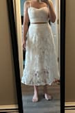 I bought this for my bridal shower and it's perfect! I love the fit! It's a little long as I'm lacking in the height department but that's no big deal! - Jacqueline M.