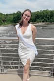 I wore this dress for my bridal shower and it was perfect! It fit well and I felt great. I got many compliments and people asking me where I got it from. - Samantha T.