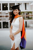 I recently had the pleasure of wearing the most stunning dress for my graduation ceremony, and I couldn't be more thrilled to share my experience. The design of the dress was impeccable. The fit was absolutely perfect, accentuating my figure in all the right places while providing a comfortable and flattering silhouette. The quality of the fabric was exceptional. Not only did this add to the overall comfort, but it also gave the dress an air of elegance and sophistication. I could move freely and confidently without worrying about any discomfort or compromise in style. If you are searching for a dress that embodies elegance, style, and quality I wholeheartedly recommend this white dress for graduation occasions. - Ankita G.