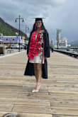 This was an absolute stunning grad dress. I loved the bodice and the lace. I wish it had a bit of glitter on it to give it an extra lift, but I loved it. Unfortunately, it's hard to see under my graduation gown, but I still loved it and I will wear it outside of graduation! - Jowielle C.
