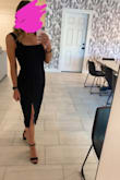 I've had my eye on this dress for awhile now. I ordered it for a bachelorette party dinner where we were asked to wear a nice black dress. It was perfect! It is so flattering and simple enough to wear for many different occasions. - Lauren S.