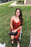 I have no complaints about this dress. It's comfy, not too tight, and super elegant looking. Perfect for any formal event. - Stephanie O.