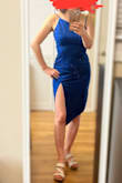 This dress makes you look fit and sexy. Very comfortable material as well. - Teresa V.