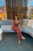 Love this outfit! Color was great, material ironed nicely & was comfortable all evening! Love the different straps. - Jenna L.