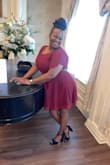 I love this dress so much I had to get the shorter verse to the long one I have in green. It was the perfect fit and I felt beautiful in it - Yssania G.