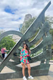 So cute, perfect brunch outfit! The shoulder were big so had to pin but looked very flattering - Manisha A.