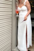 I wore this to my bridal shower and it was everything of the sort! It looked beautiful in person and in photos. Loved the details on the straps. Great quality and great price. - Ashley Z.
