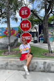 Comfy and pretty! I love it! I used for our vacation in Miami. - Diyerly D.