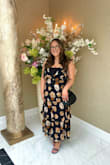 Loved!! so flattering!! A very deep V for bigger chests but I just wore a black cami under it - Anisa B.