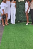 Awesome set. Fit and felt great. Fabric and lining prevent show through/panty lines. Perfect outfit for a summer white party or just to look cute going out. Got a lot of compliments. - Tracy B.
