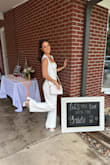 I got so many compliments on this romper! It was very long even when I wore heels but I just hemmed the bottom and the rest fit perfect! - Mackenzie G.