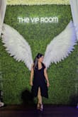 The dress was perfect for the party I attended. It was fitted nicely around the bust area and flowy everywhere else. It was the perfect dress to walk and dance in. The slit down the middle gave it that sexy edgy look. I will definitely wear this dress again! - Nancy D.