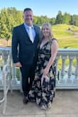 This dress was perfect to wear as a wedding guest in May! It was WAY too long but I had it hemmed and had the straps shortened as well. Lots of compliments about the print and the slit and overall v comfortable to wear! 4 stars just because of the alterations it needed. - Corie H.