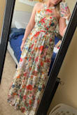 Absolutely loved this dress! It was very flattering, tight in all the right places. A bit on the longer side, but was fine with taller heels. From the day it arrived, I had trouble with the zipper along the waistline (thick seams to get past). Unfortunately, on the day I was supposed to wear to a wedding, the zipper broke after many tries of trying to get it past the waist seam. Very disappointing!! - Kelley R.