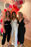 I bought this jumpsuit for my bachelorette party and was so excited about it! I absolutely loved it, but heads up, the zipper is a bit tricky and requires an extra set of hands. I could get past the zipper, but not only did two of the four snaps on the bow break while we were out, but the shoulder strap completely broke. This was extremely problematic as this jumpsuit is an open back and, therefore, can't be worn with a bra. Thankfully, one of my best friends had a safety pin that she had been wearing with her outfit which saved the night but overall, this was extremely disappointing and would have ended the night had my friend not had a safety pin. It probably would be fine for someone less busty, but I can't believe it broke after only wearing it for 3 hours. - Marissa G.