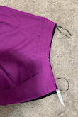 Worst experience I've had with Lulu. First, I ordered a medium and was sent a small. No big deal as I had time to exchange for the correct size. The replacement came in plenty of time, and because I have the same jumpsuit in black in the same size, I didn't try it on right away. When I did, I found that the magenta medium is about an INCH smaller in the waist than the black version, so, of course, it still didn't fit. Now, two days before the event, I don't have time to order something else. The magenta version is paper thin and has loose threading everywhere, and the zipper on the back needs to be re-sewn after only trying it on a couple of times. - Allison S.