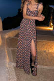 I loved this dress so much!! Its really cute and comfortable material. My favorite part is the leg slit and the cutout in the front. - Shefali M.
