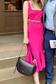 This dress was perfect for an upscale city wedding! Fabric had a nice weight to it and I loved the length. Only downside is you cannot wear a normal bra with the low back, but the low back is a really nice detail. Paired it with some accessories to dress it up a bit more but you can definitely rewear with a denim or leather jacket to dress it down as well. - Alexandra N.