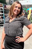 Flowy, beauty. Can be dressed up or down. Wore on my first day at my new job with Lulus skirt. - Angela A.