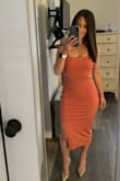 This dress is exactly what I was looking for. I have a wedding upstate, NY. It fits perfectly! Highly recommend! - Lisa C.
