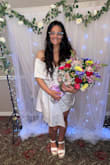 I received so many compliments on this dress. I truly felt beautiful at my bridal shower. The dress was a little too short for me but still amazing! - Shauna H.
