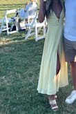 The most flattering & COMFORTABLE dress. Elegant and chic, easy to dress up or down. I loved it so much I bought it in TWO COLORS! I always get so many compliments on this dress. HIGHLY RECOMMEND!!
If you have a small bust you might need a bit of fashion tape :) - Courtney I.
