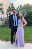 Love love loved this dress! It was a little bit got it hemmed. Ive got a small chest and imagine it wouldve fit better up top if I could have filled it out. But still a wonderful dress and I dare say I was the best dressed at the wedding. - Hannah S.