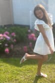 This dress fit my daughter perfectly! It was so dainty yet fun with the beautiful ruffle sleeves! She looked just perfect for her big graduation day! Will definitely buy from Lulus again! - Kristin H.