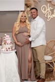 Loved this dress! I sized up and got the top altered to close the cleavage area. Wore for my baby shower. 33 weeks pregnant here. Would recommend !! - Kristen S.