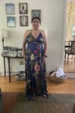 The material is very soft and it flows just perfectly. Wearing for my brothers wedding - Sophia S.
