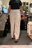 I love the lightweight feel, the high waist fit, and the pinstripe pattern. Way too big - Brandice W.