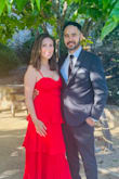 I didn't think I was going to love this dress as much as I did. I didn't need to wear a bra and it hid my postpartum belly. It was perfect for a vineyard wedding. - Vanessa Q.