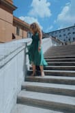 I am absolutely obsessed with this dress.
I wore it the first time I went on a trip to Rome and it didn't stop attracting people's looks.
What I like most about it, apart from the strong and dominant color, is that it is light and airy and very comfortable to walk around with even during a whole day of hiking.
I plan to buy it in purple as well.
You have to buy it!! :) - Taly S.