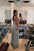 I had to return it because the bust area didn't fit well. However the dress was so beautiful and the service was great. - Viviana G.